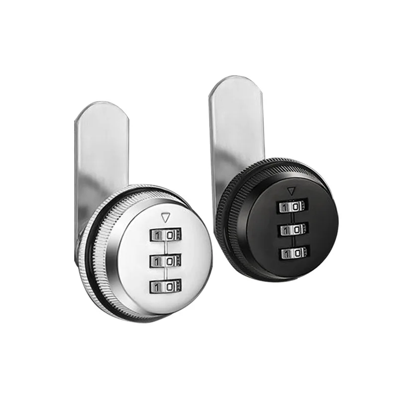 1Pc Changing Locker Lock Drawer Lock Password Swivel Tongue Lock Sauna Cabinet Mailbox Anti Theft File Cabinet Mechanical Lock