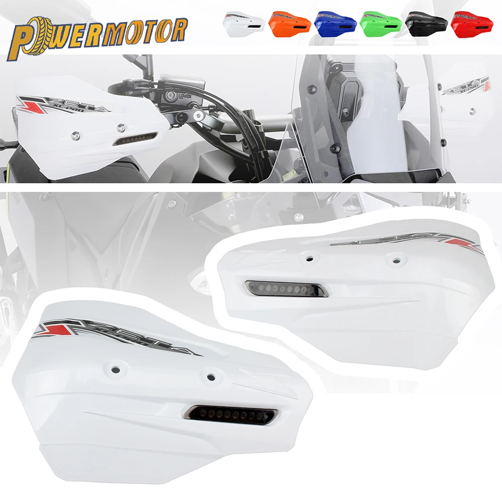 Motorrad Enduro Handschutz mit grauem Blinker Schutz Universal für ktm Honda Suzuki Zeta XC-PRO Dirt Bike Motocross