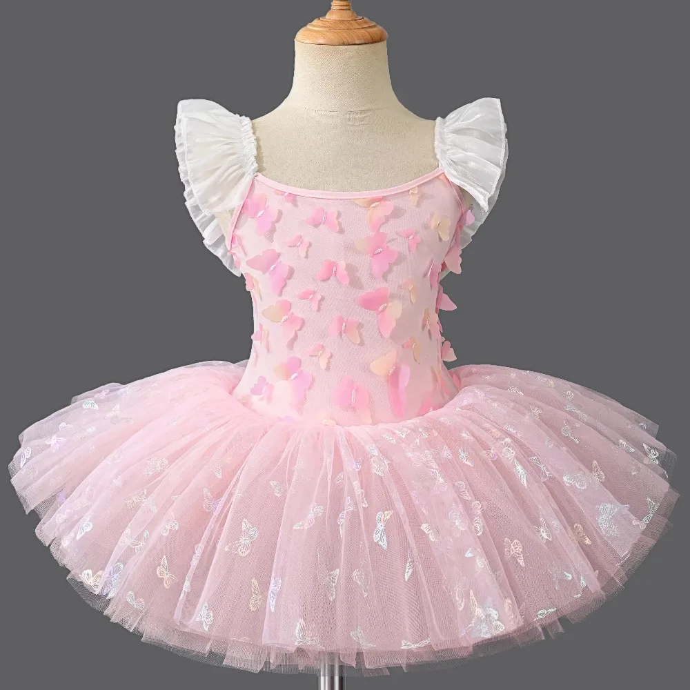 

Балетные купальники-пачки для девочек, танцевальная одежда, детская одежда, костюм принцессы для выступлений, детская одежда для вечеринок, элегантный наряд