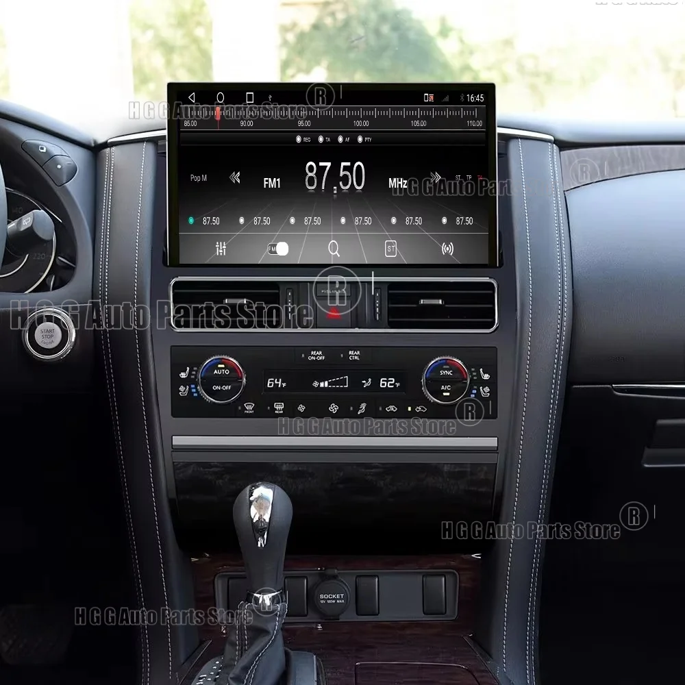 Carplay 8+256GB Android 13 Car Radio For Nissan Armada Y62 Patrol QX80 QX56 2010-2023 GPS Navigation Bluetooth Multimedia Player