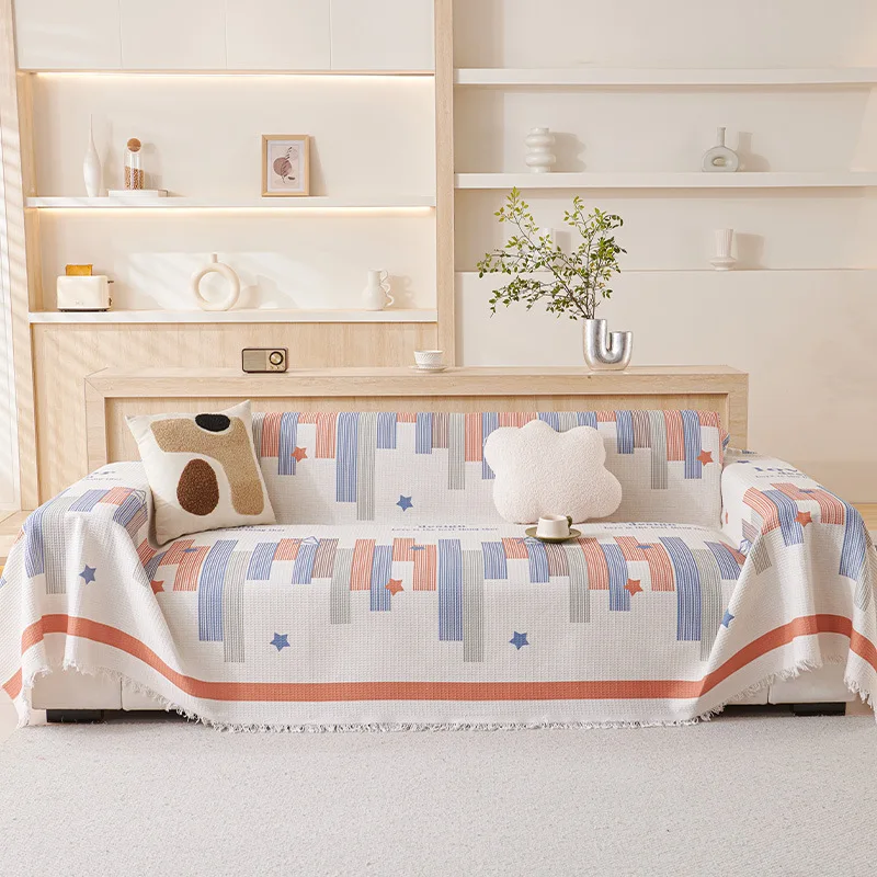 

Ins Wind Sofa Towel Cover Cloth Modern Simple Four-season Universal One-piece All-inclusive Sofa Seat Cushion Cover