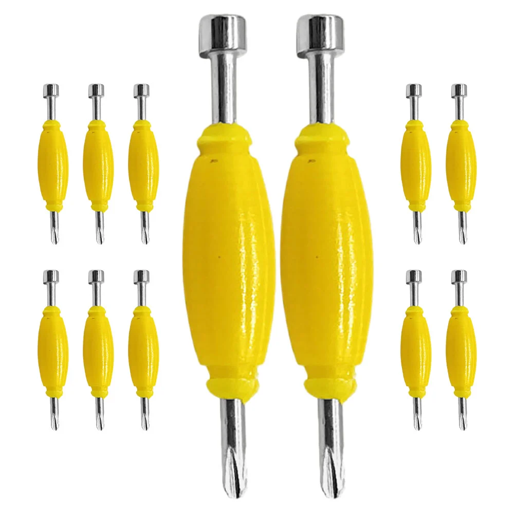 12 Pcs Skateboard Screwdriver Tiny Fingertip Tool Screwdrivers Dual Multifunction