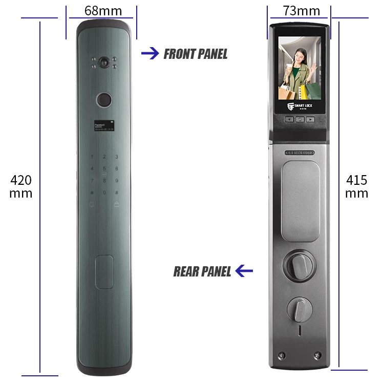 Smart Door Lock with Camera Smart Fingerprint  Digital Password Electronic Automatic Wifi Locks Door Lock