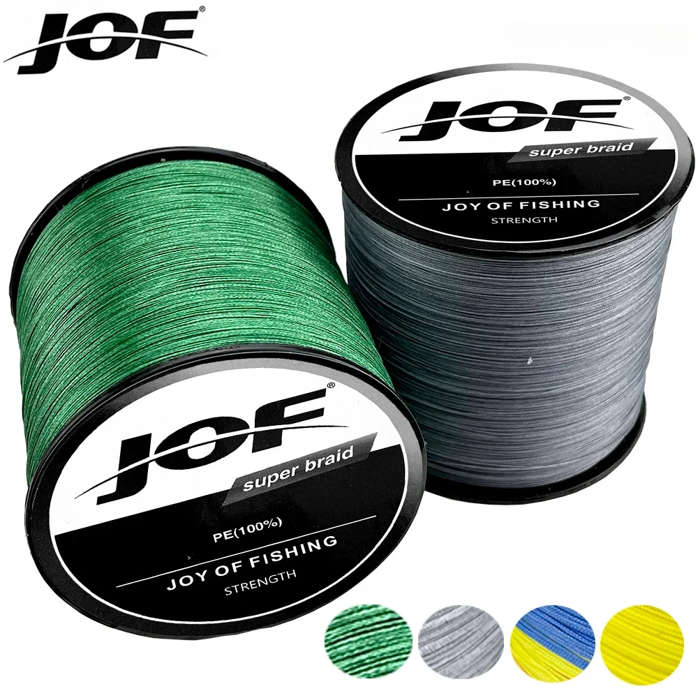 JOF Multifilament Durable Braided Fishing Line X12/16 300m Super Strong 25-200LB for Sea Saltwater Fishing Accessories Pesca