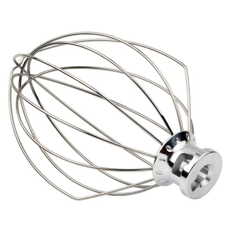 K5AWW Wire Whip Steel Wire Whisk Stainless Steel Egg Beater Mixer Mixing Head 5QT for American KitchenAid