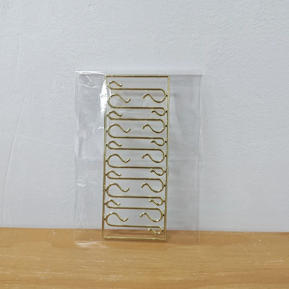 10 قطعة عيد الميلاد الإبداعية S-شكل هوك شجرة عيد الميلاد كرات S شماعات المنظم حامل صنارة الصيد متعددة الوظائف قلادة عيد الميلاد زخرفة