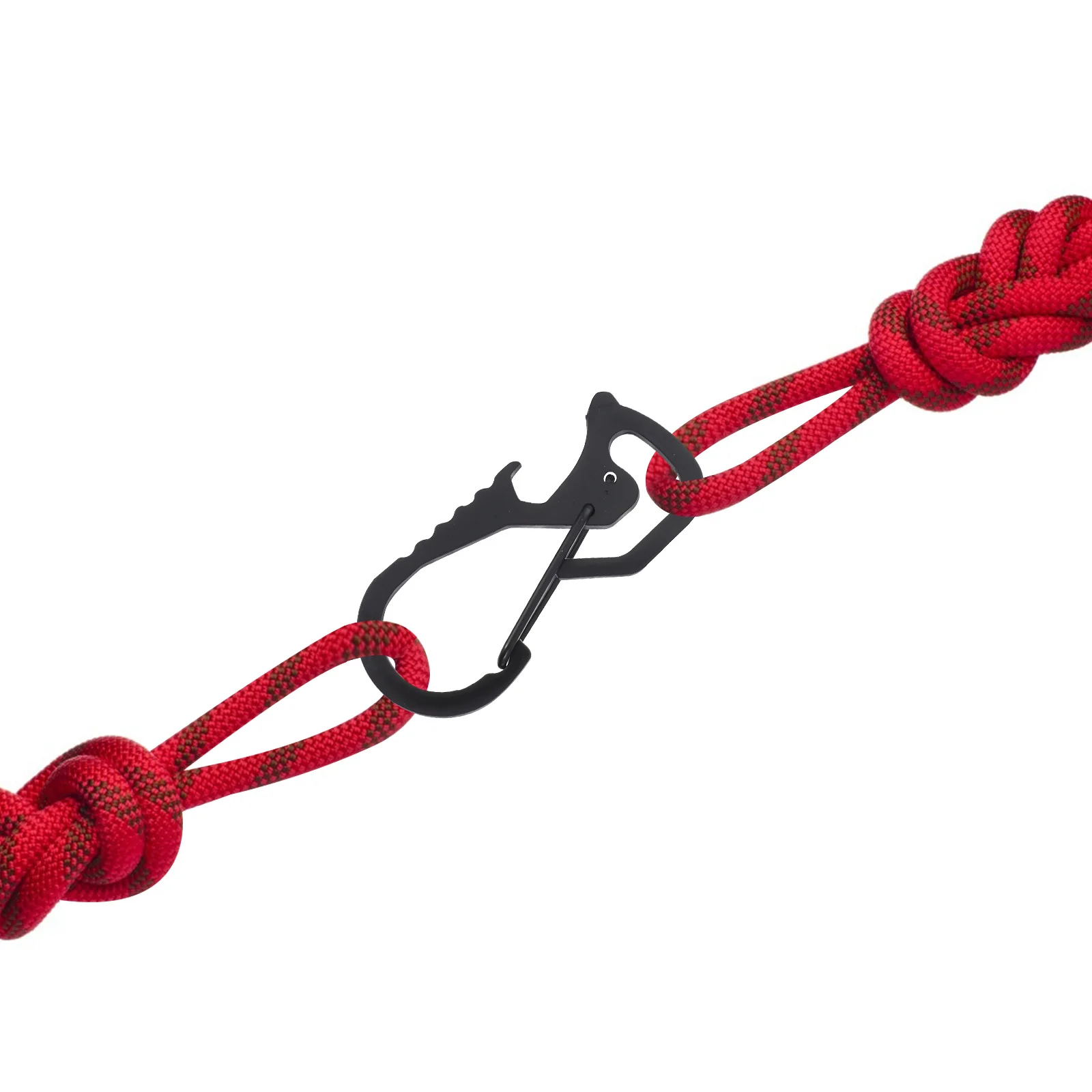 

2Pcs Portable Stainless Steel Carabiner Bottle Openers Keychains Outdoor Camping Hiking Durable Multipurpose Bottle Carrier