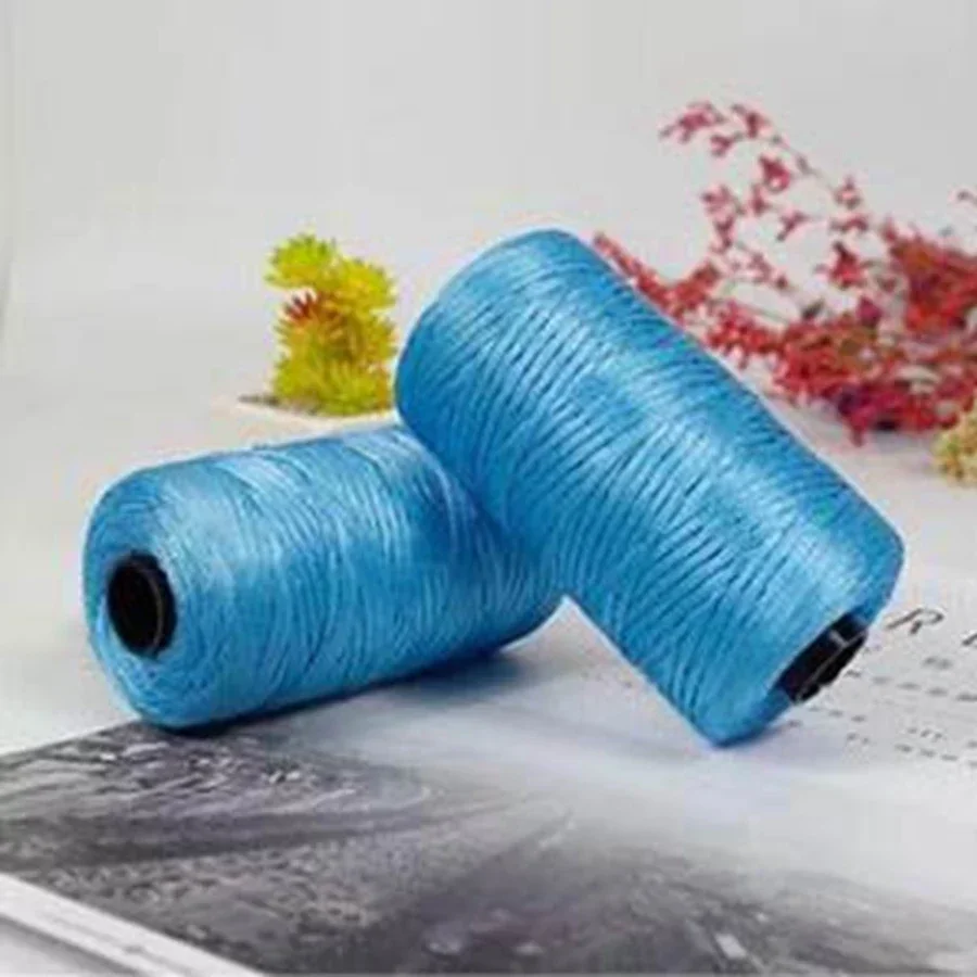 100g/reel  New Summer Crochet Yarn Satin Webbing Designed Blended Fancy Yarn for DIY Hat Handbag