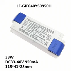 Lifud LED Driver 38W 950mA DC 33-40V AC220-240V LF-GIF040YS0950H Transformer LED Driver Panel for Class II LED Luminaire