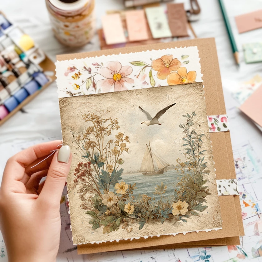 36 ورقة من ورق القصاصات المزخرف مقاس 6 × 6 بوصات: ألوان مائية - أنماط مغسولة لسكرابوكينغ والوريغامي والمشروعات الإبداعية للأطفال