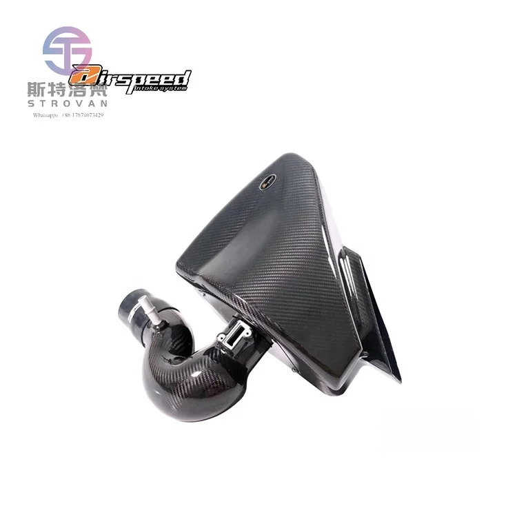 

STLFAirspeed Brand 3K Twill Carbon Weave in Glossy Finish Real Dry Carbon Fiber Cold Air Intake System For ATS 2.0T