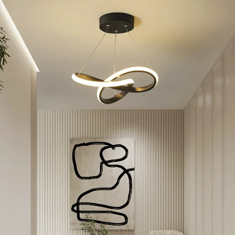 DARHYN الحديثة قلادة LED ضوء الإبداعية شنقا ضوء تصميم مبسط غير منتظم مناسبة للإضاءة الداخلية في المطاعم