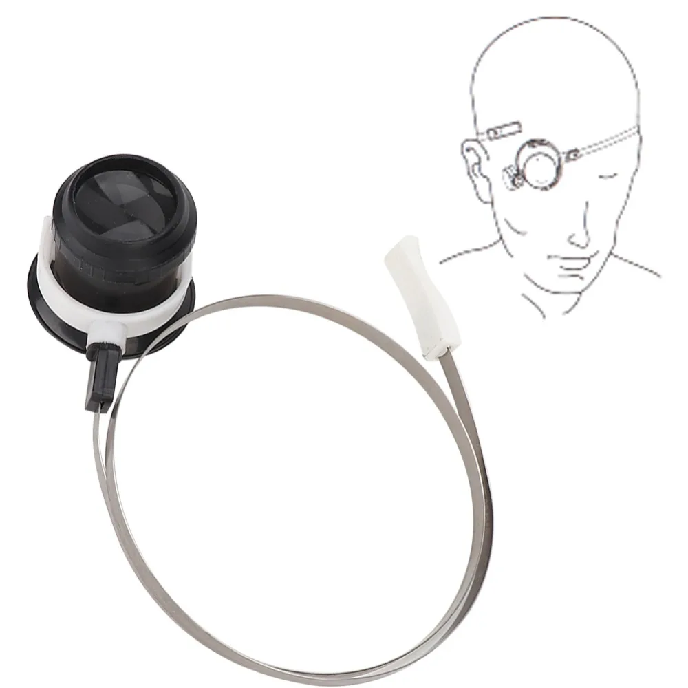 Professional 5X Magnification Eye Magnifier Tool Foldable Design Magnifying Glass Loupe Precision Work Loupe Miniature Engraving