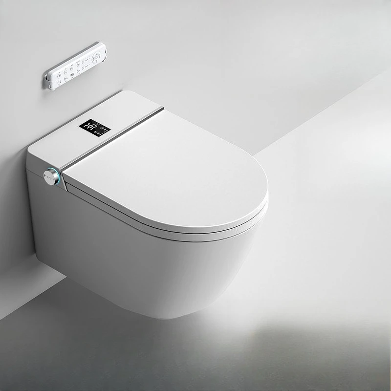 

Wall-mounted integrated smart toilet into the wall water tank large impulse Internet celebrity suspended