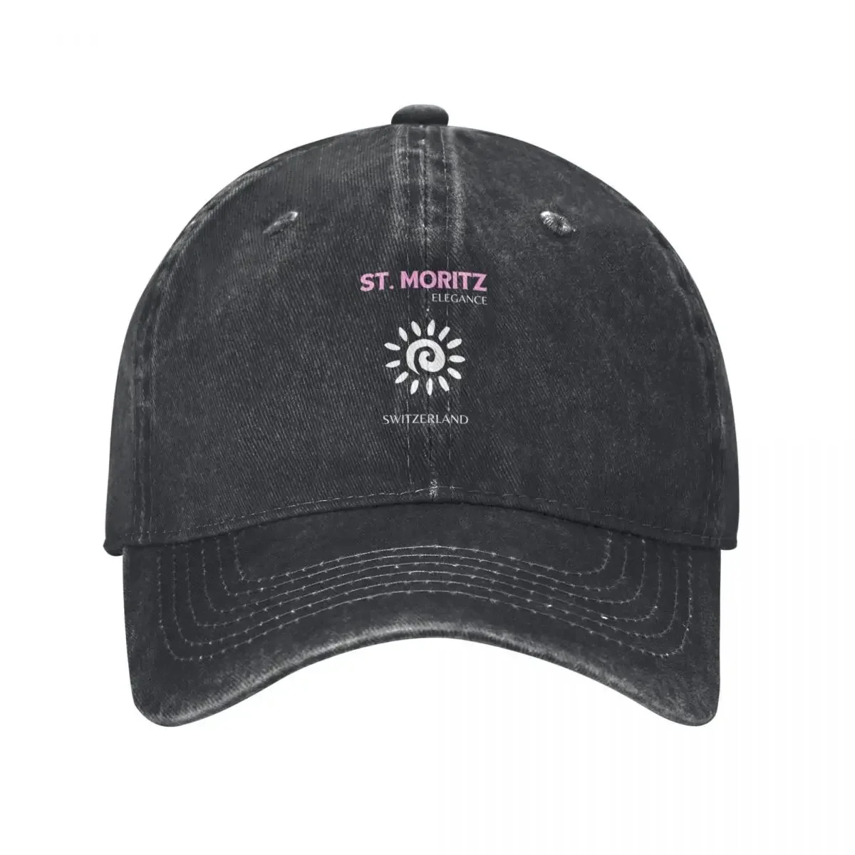 St Moritz, Suiza, Preppy, Travel Art, Gorra de béisbol morada, Gorra de pesca | -F- |   Gorro de Navidad para Golf, Dropshipping, para Hombre y Mujer