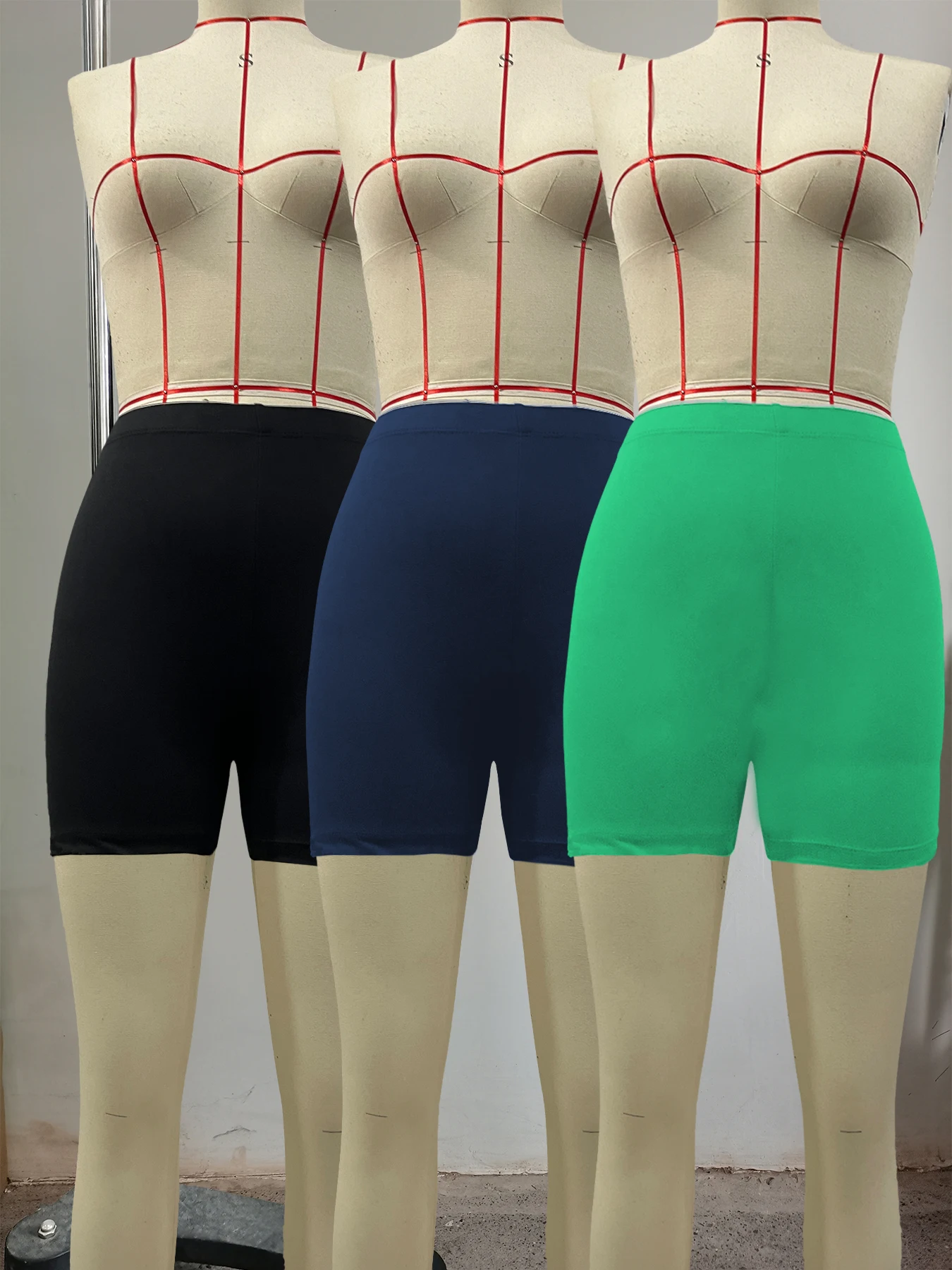 

3 Pack High Elasticity Sports Biker Shorts For Women Super Soft No See Yoga Running Push Up Gym Fitness Women's Activewear
