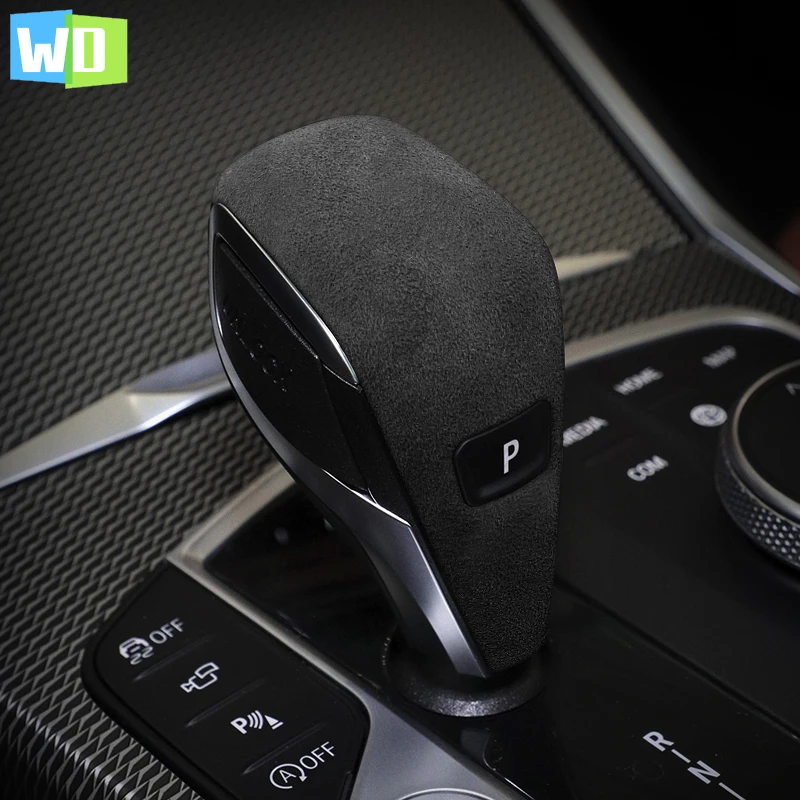 

Wrap Car Gear Shift Knob Cover Interior Stickers For BMW F40 G20 G28 325li 325i G23 G29 Z4 Frame Trim Accessories