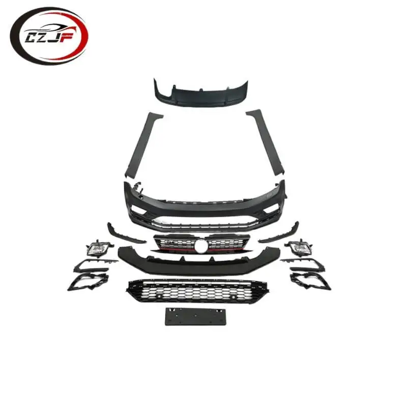 

CZJF Front Rear Bumper Grille for Jetta A6 MK6 2015 2016 2017 2018 2019 Upgrade to Jetta GLI 2015 Facelift Body Kits