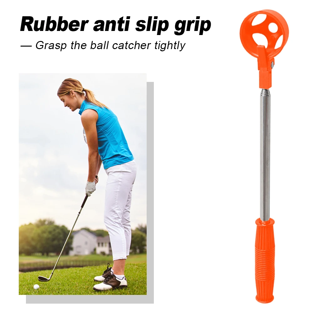 Extensível Golf Ball Picker, Pick Up, Ball Grabber, Acessórios De Golfe