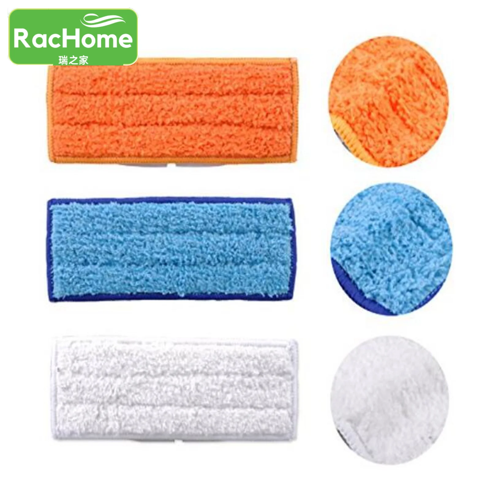 

Floor Cleaning Mop Head Washable Cloths Mop Heads Cloth Microfiber Replacement Mop Pad 18x7cm 5pcs Flat Mops Head Cleaner Parts