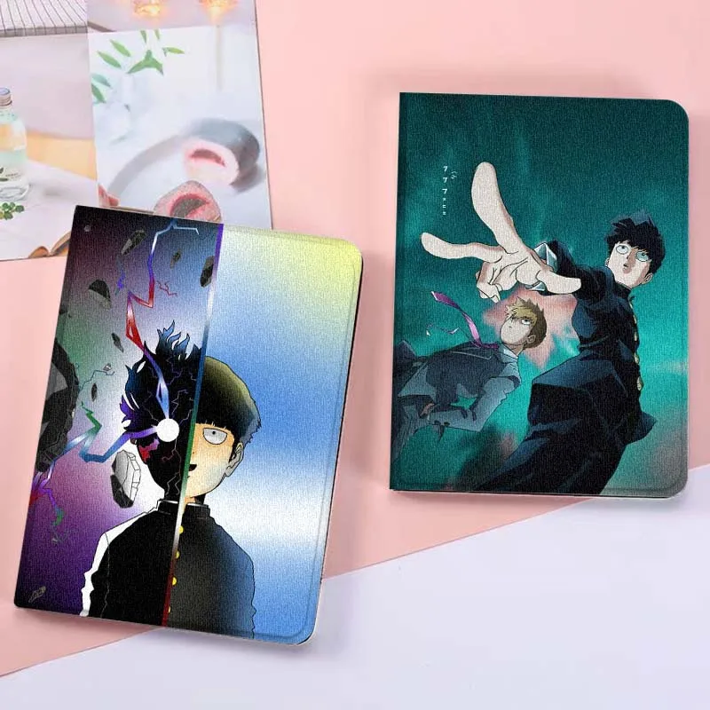 

Mob Psycho 100 Popular Art For OPPO Pad 2 3 4 Neo Air SE X Pro 10.36 11 11.4 11.61 12.1 13.2 Inch 2025 Foldable Tablet Case