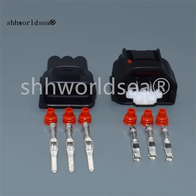 Shhworldsea 3Pin Female Male Auto Sensor plug For Toyota 11261 For 1JZ TPS Connector non E Throttle Automotive Plug 7283-1133-10