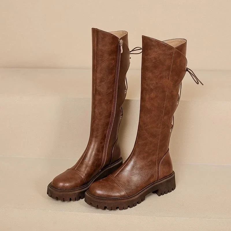 Brown Leather Platform Women's – Women'S Shoes Trending 2025 recenzja i cena
