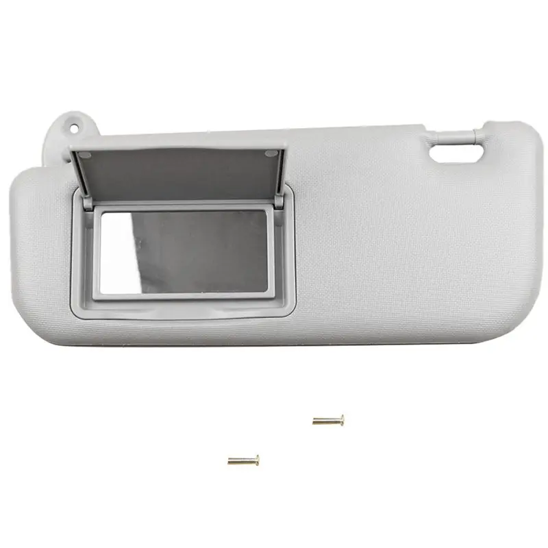Strange 4X Car Sun Visor For Toyota Corolla 2014 2015 2016 2017 74320-02B21 74310-02K91 With Mirror Auto Accessories Gray