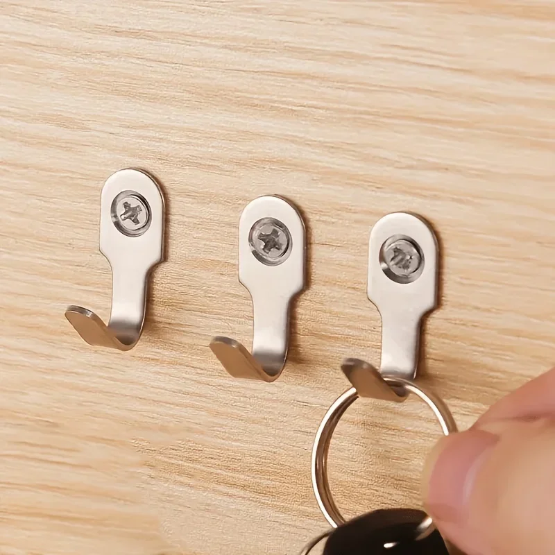25pcs sets Metal Heavy-Duty Wall Hooks,Thickened Solid Multi-Functional U-Shaped Hooks for Bathroom and Kitchen, for Keys, Bags
