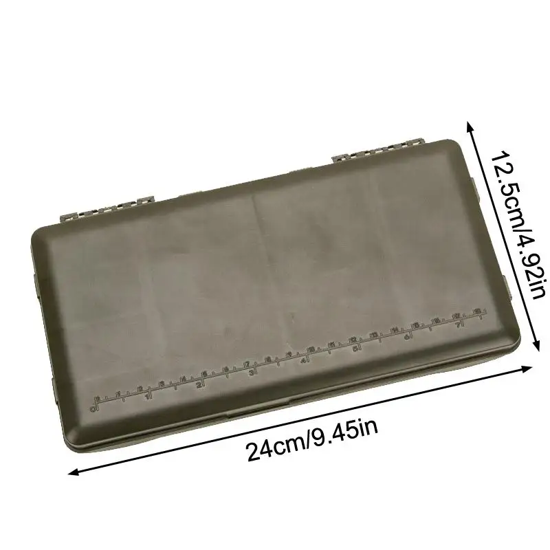 Carp Fishing Organizer Box Portable Fishing Tackle Storage Organizer Magnetic Compartments Fishing Gear Accessories