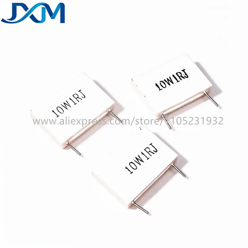 10-50pcs RX27-6 Non-inductive Cement Resistor 10W0.025W 10W0.033R 10W0.05R 10W0.1R 10W0.5R 10W1R 10W3.3R