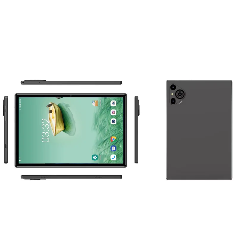 Tableta PC Android 13 de 10,1 pulgadas P70 MT6757 compatible con llamadas 2G\3G\4G tarjetas Sim tipo C WIFI de 8 núcleos