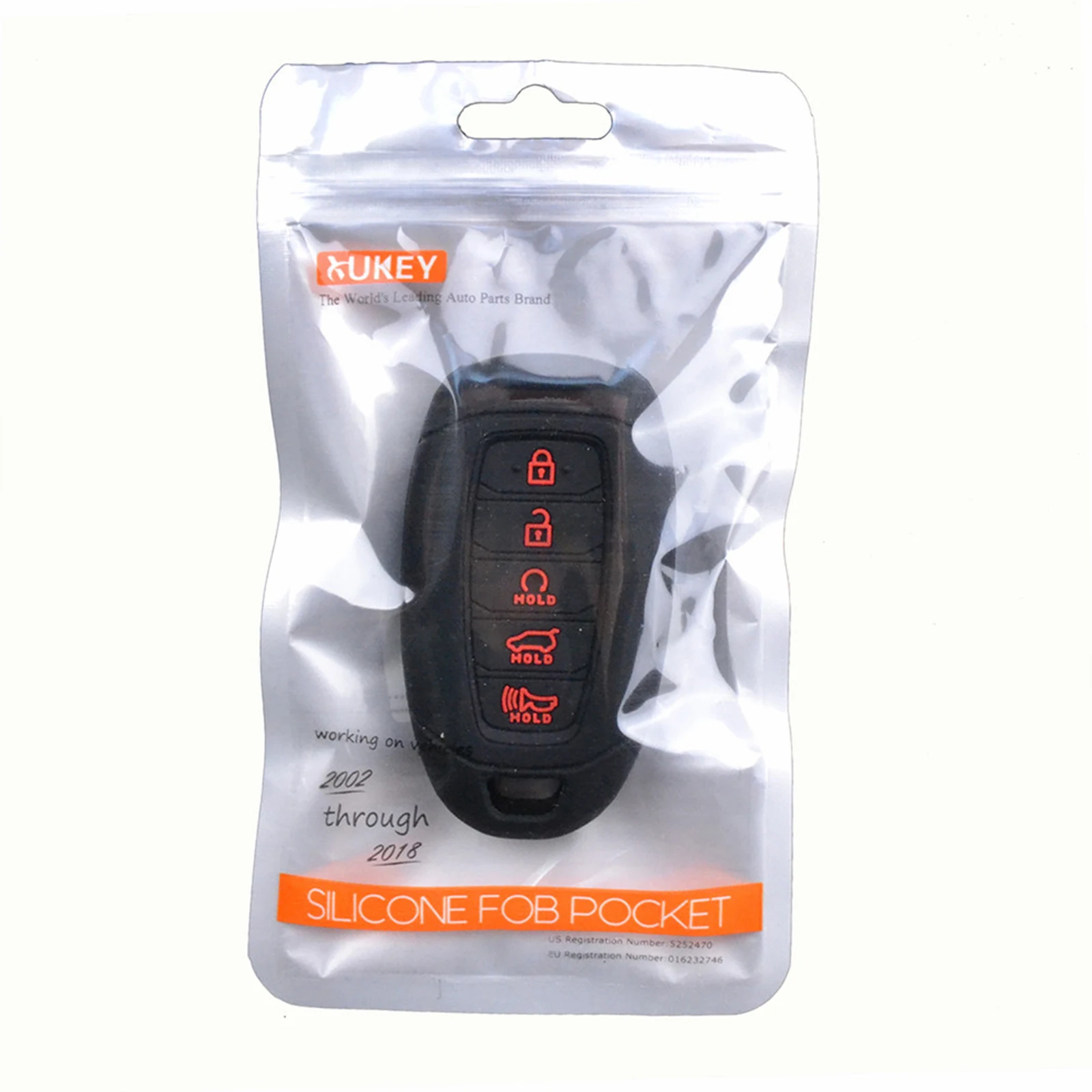 For Hyundai Elantra Palisade Azera Venue Kona Veloster N Accent 2022 2021 2020 5 Button Remote Smart Key Fob Silicone Case Cover