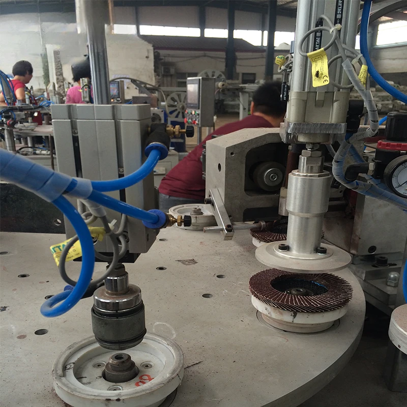 Flap disc manufacturing machine CE certificate manufacturing machine grinding tool sander