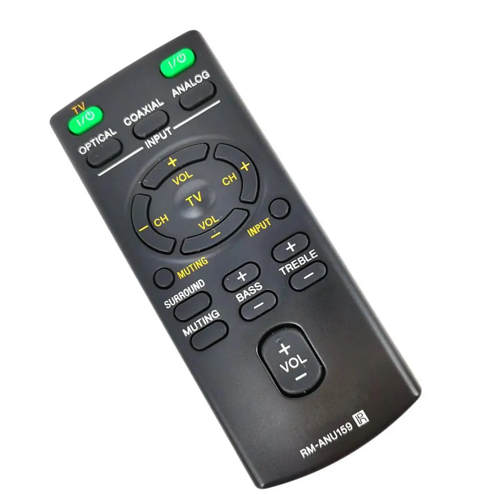New RM-ANU159 Remote Control For Sony Sound Bar HT-CT60 SA-CT60 HT-CT60/C SSWCT60