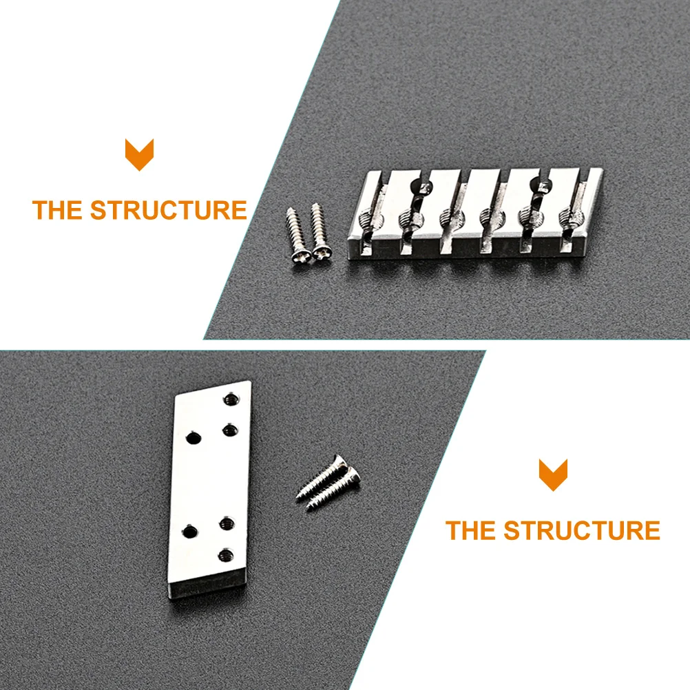 

42 Mm Headless String Lock Single Guitar Accessories Screws Bass Parts Locking Nut Electric Musical Instrument Tuning