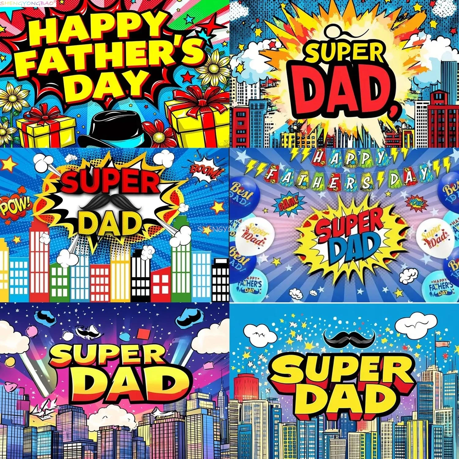 Happy Father's Day Background Gentleman Black Suit Tie Photography Backdrop Evening Party Portrait Photo Shooting Props AT-13