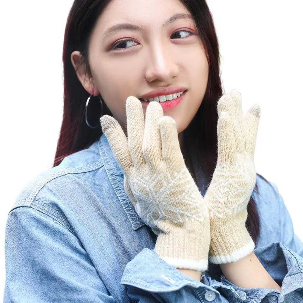 قفازات ركوب الدراجات التزلج الباردة والدليل على قفازات شاشة اللمس الثلوج يندبروف جهاز تدفئة محمول سميكة موضة قفازات كاملة الأصابع الخريف الشتاء