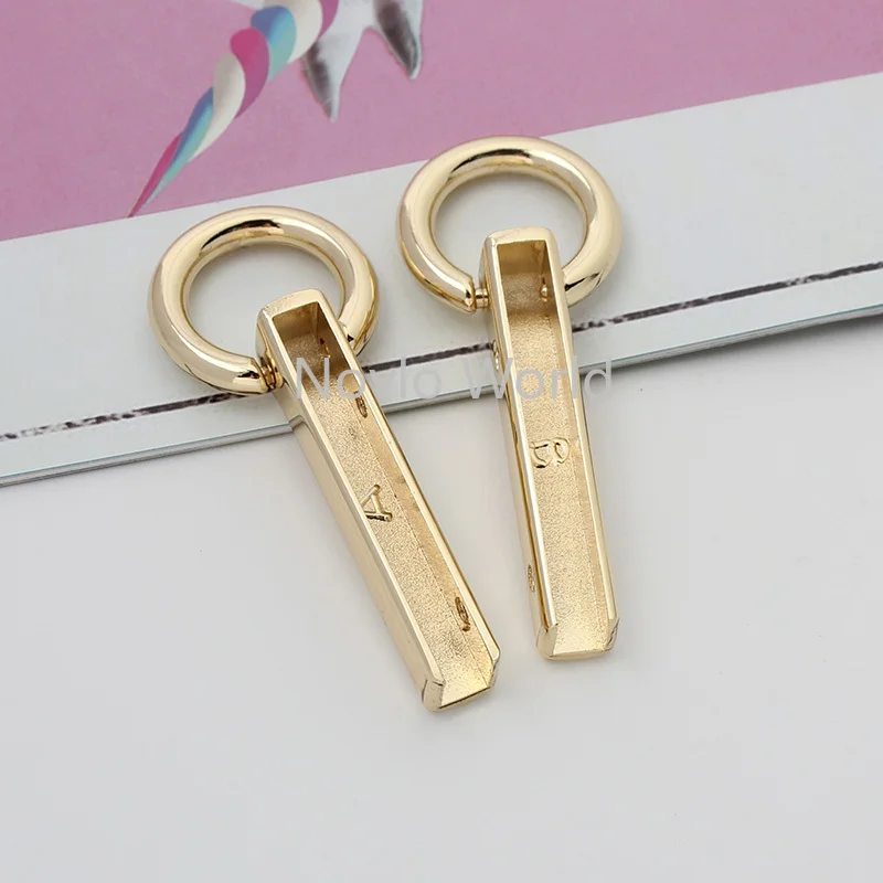 10-50pcs 59*15mm round head zinc alloy side clip for lady fashion purse purse strap hardware