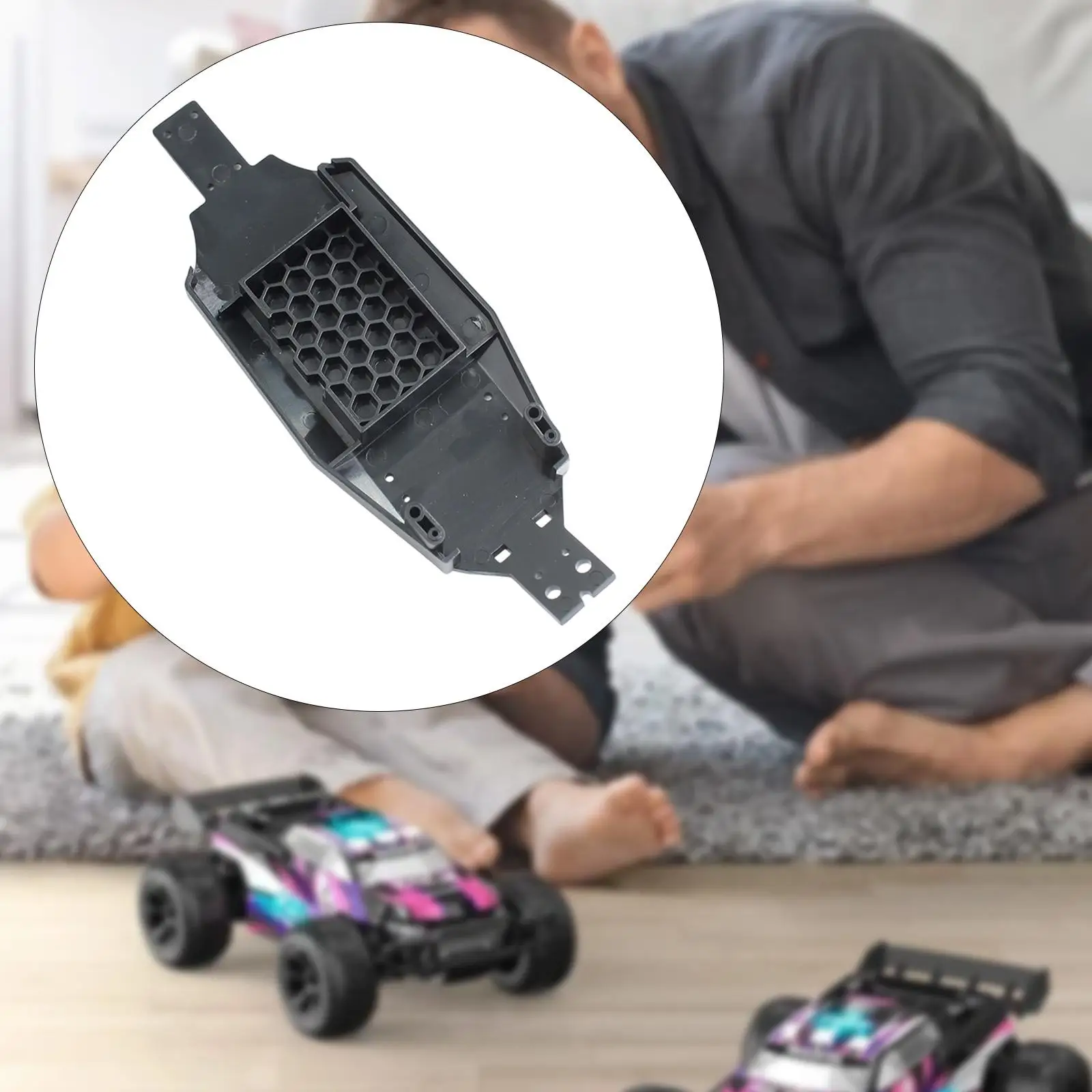 Reemplazo de chasis RC 1/24, accesorios modificados para coche RC, tablero inferior de piezas de repuesto profesionales para Wltoys 244016 Crawler