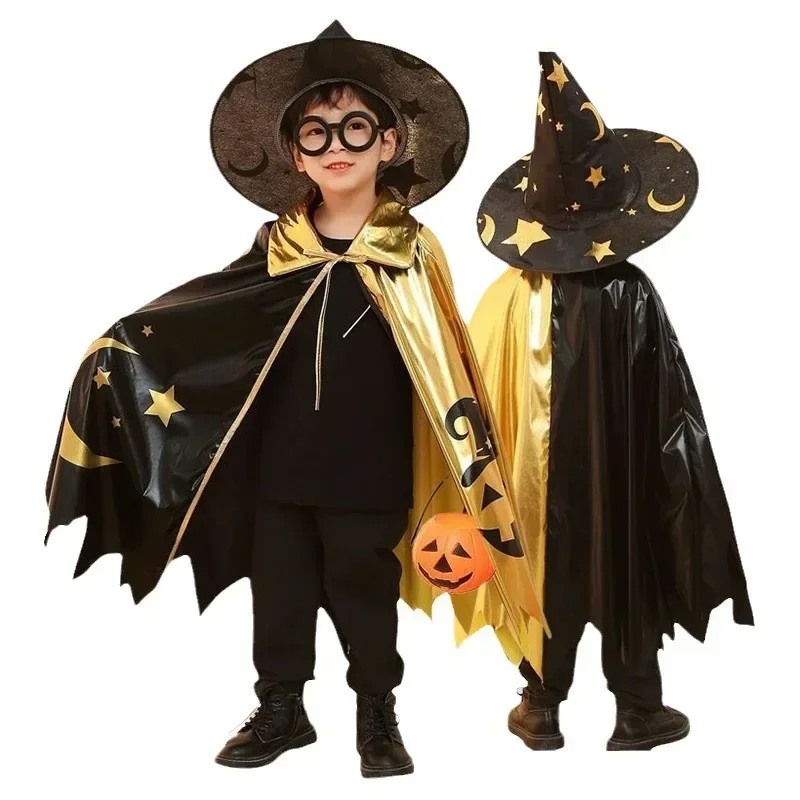 CosplayEnsemble de robe de sorcière imprimée Star Everak pour Halloween، زي de cosplay pour fille et garçon، وثيقة bloqu