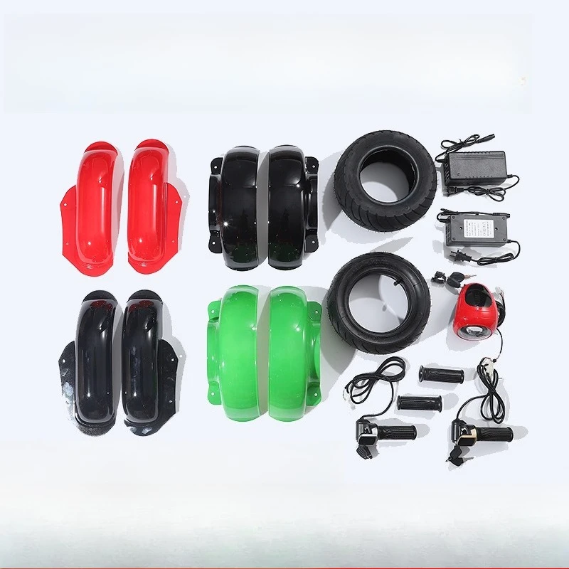 

Electric vehicle accessories, tire baffle LCD display with lock handle, lead-acid, lithium battery charger, silicone anti-skid