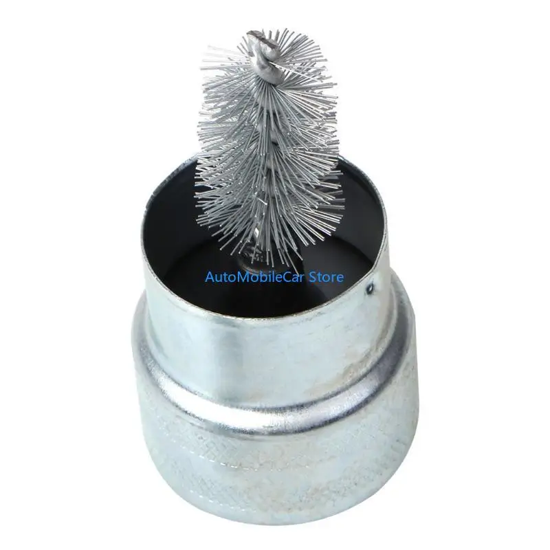 G8TE Car Vehicle Silver Battery Post Terminal Cleaner Tool Stainless Steel Brush