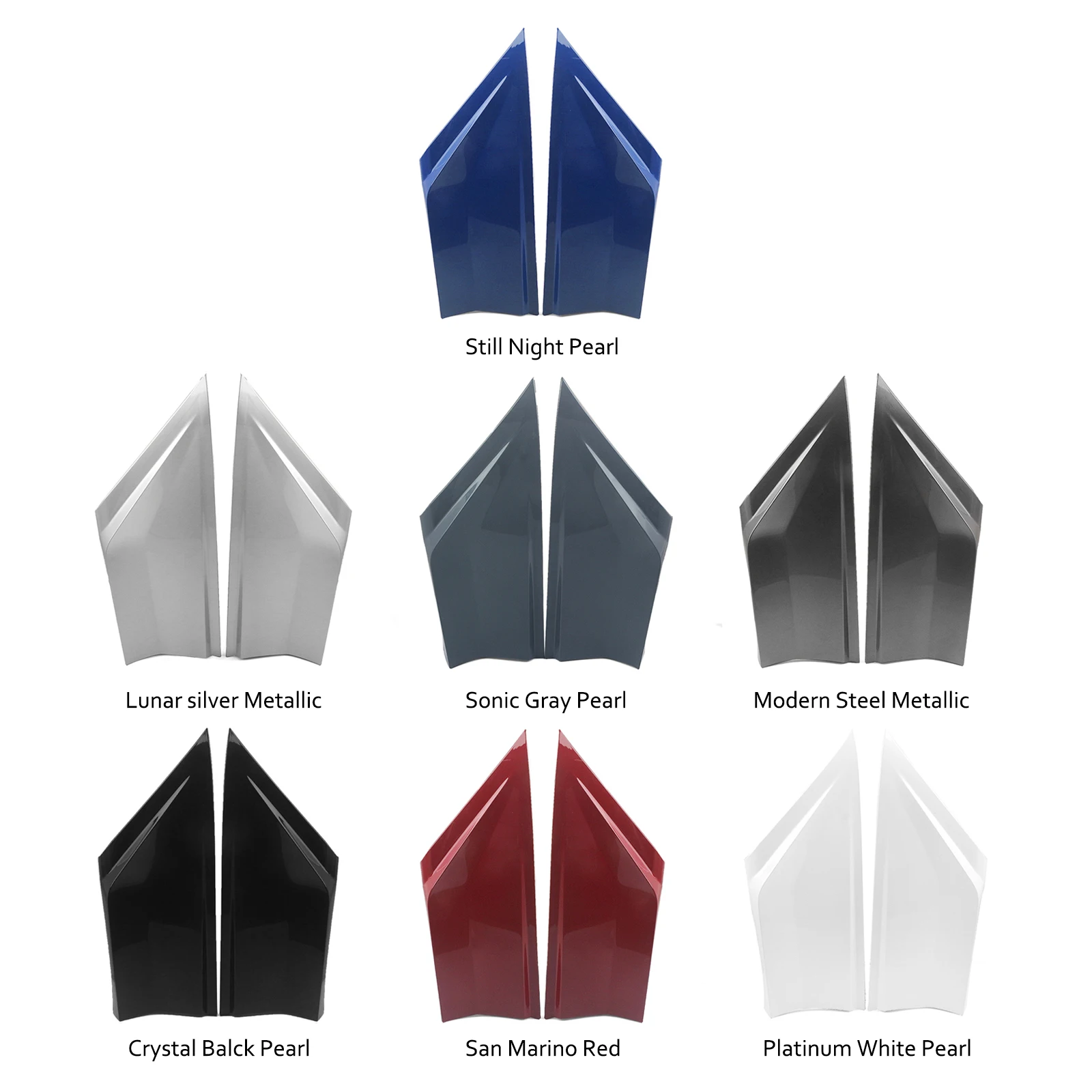 

2pcs Exterior Rear Bumper Side Splitter Trim Boot Corner Canard Guard For Honda Accord 2018-2022 YOFER