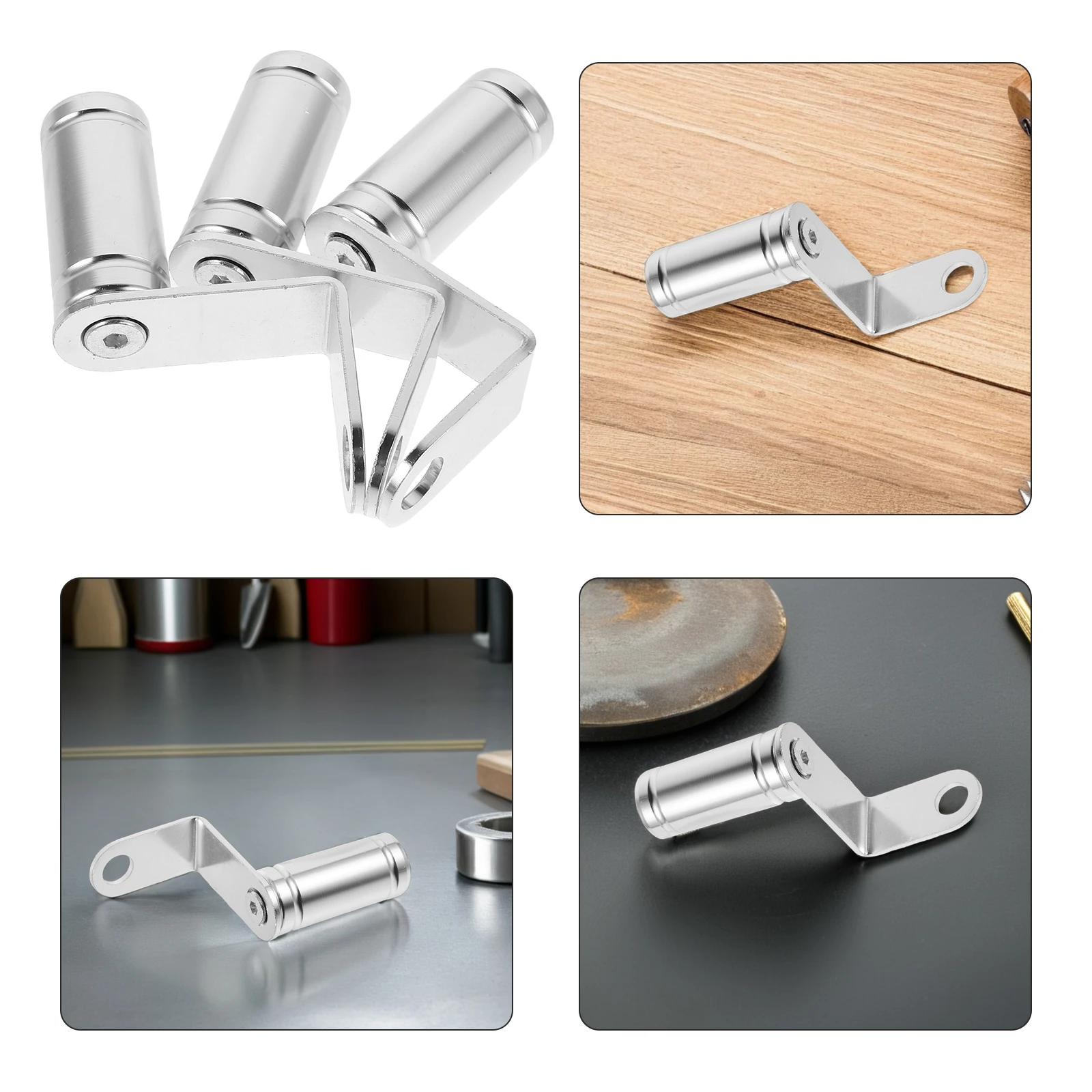 

3 Pcs Mirror Bracket Motorcycle Extension Mount down Brackets Handlebar Holder Mirrors Adapter