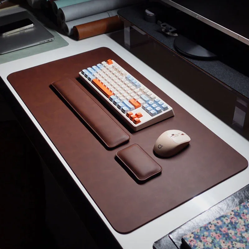 

70X35 см настольный коврик водонепроницаемый коврик для мыши из искусственной кожи большой коврик для мыши ноутбука нескользящий настольный коврик коврики для клавиатуры коврик для мыши 3 шт./компл.