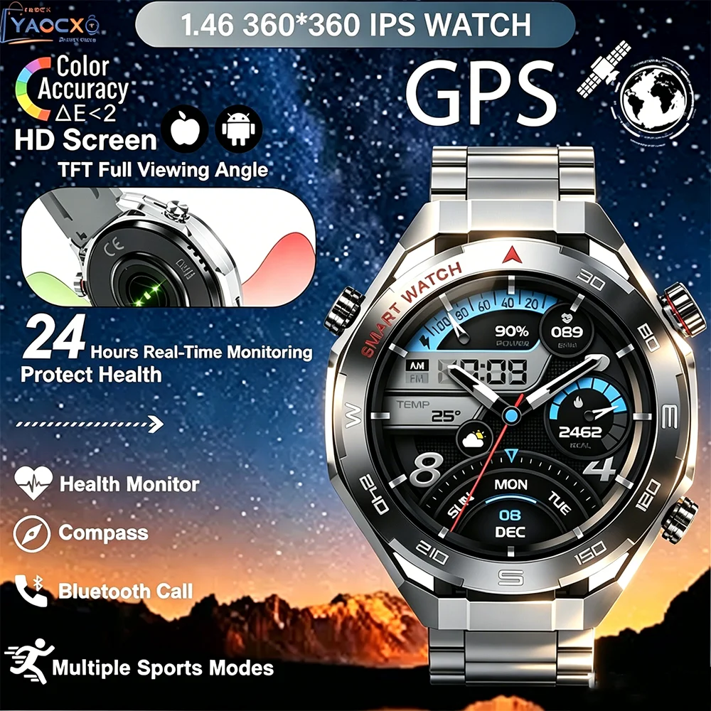 2026 Trendy Smart Sports Watch Equipped With Call Feature Health Tracking IP67 Waterproof Various Sports Scenarios Watch
