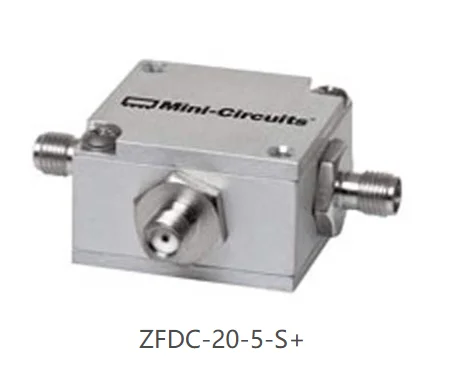 ZFDC-20-5-S+ Frequency 100kHz~2GHz Coupling coefficient 19.5dB Return loss 27.83dB