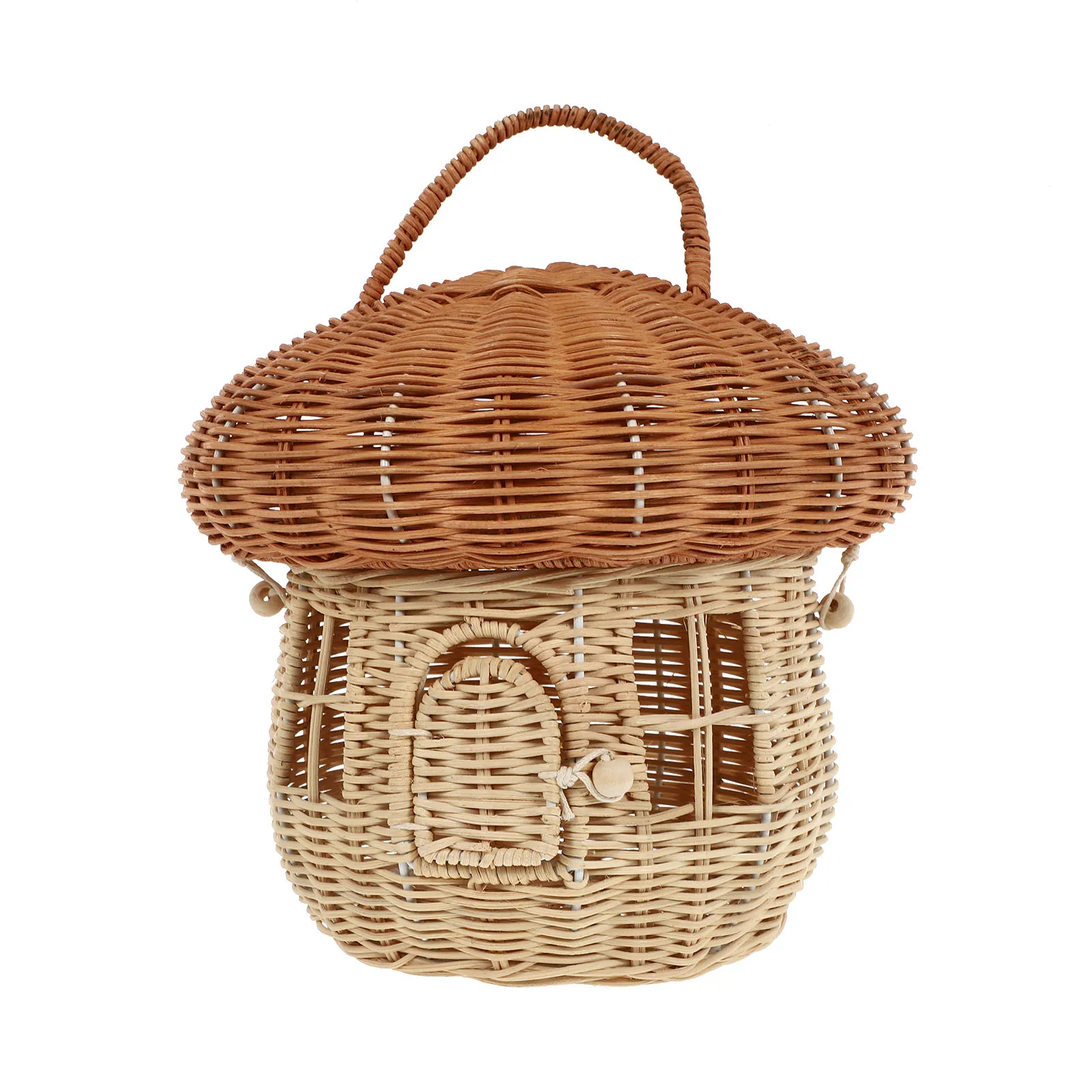 

Desktop Rattan Flowerpot Floral Arrangement Pot Hand Woven Box Wicker Bread Baskets Sundries Storage Basket