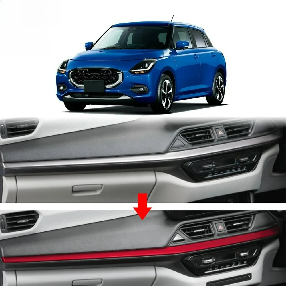 

RHD For Suzuki SWIFT ZC/ZD series 2024+ Car center conlose Dashboard Instrument Panel Decorative Cover Auto Interior Accessories